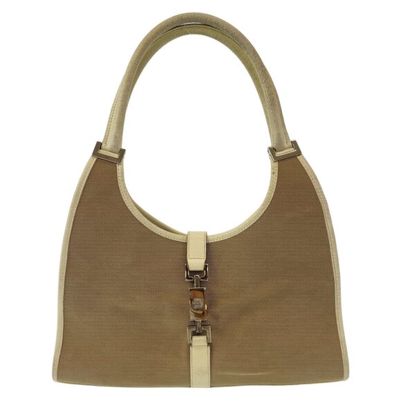 GUCCI Beige Jackie Shoulder Bag - Picture 1 of 10